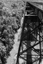 A Black and White of the Superstructure of the High Bridge